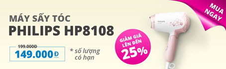 Máy sấy tóc Philips -Giảm 25%