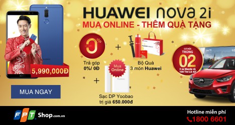 Mua Online Huawei Nova 2i – Nhận quà chất