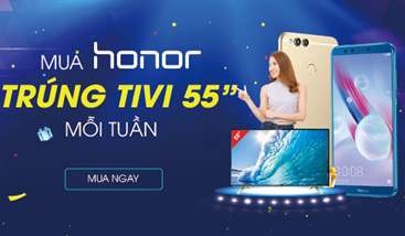 MUA HONOR TRÚNG TIVI LCD 55 INCH