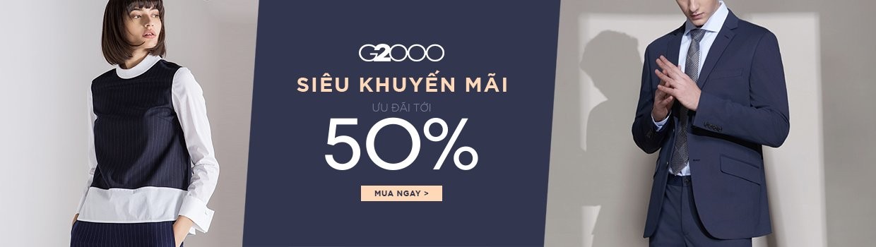 G2000 - Siêu khuyến mại tới 50%