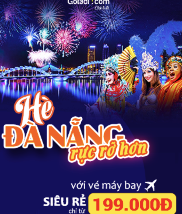 Vé máy bay siêu rẻ cùng lễ hội pháo hoa Đà Nẵng, chỉ 199.000 đồng
