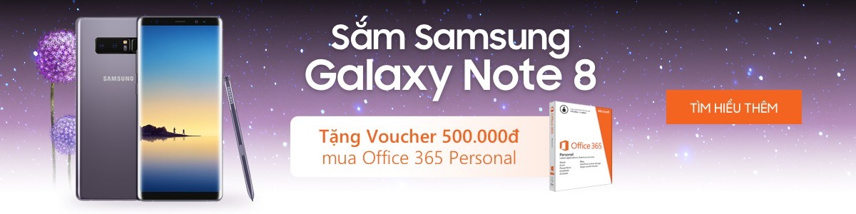 Ưu đãi hấp dẫn khi mua Samsung Note 8