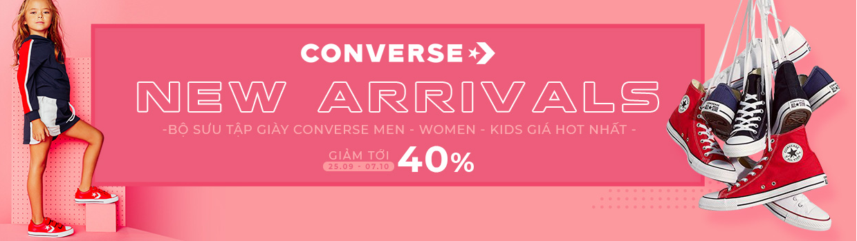 Bộ sưu tập Converse men - woman - kids